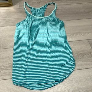 Lululemon blue striped tank top 4
